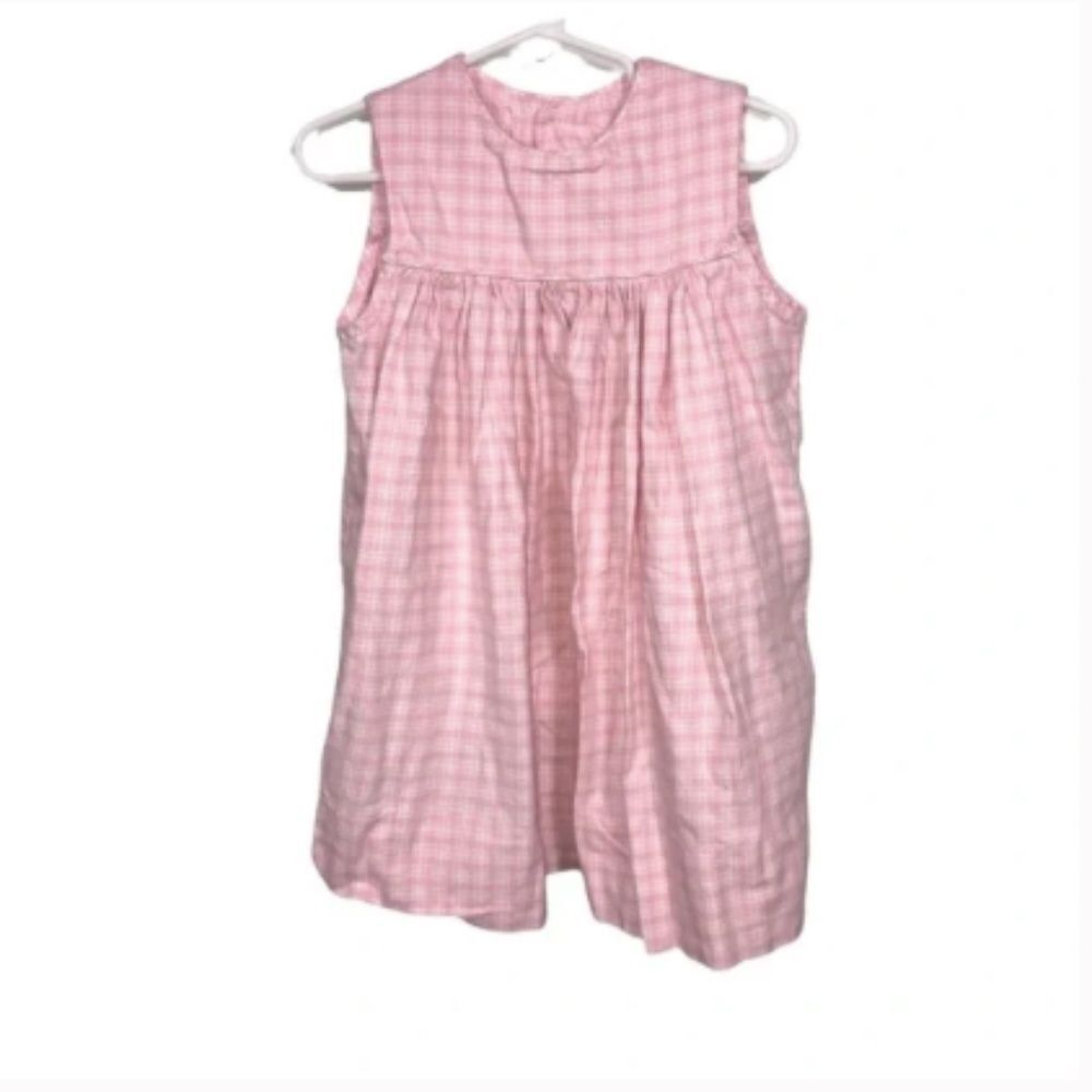 Rags Land Pink & White Plaid Dress